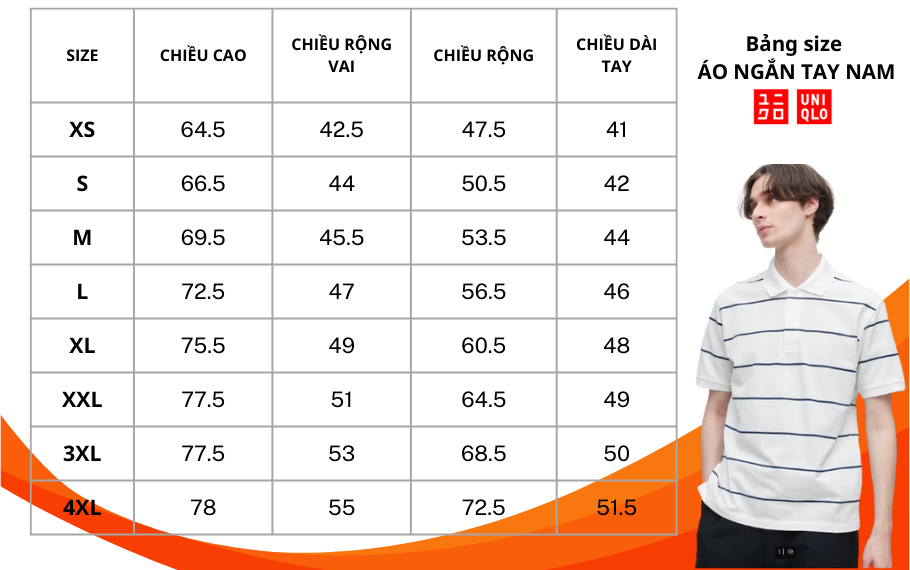 Bảng size Uniqlo mới nhất và cách chọn size chuẩn cho nam nữ và trẻ em